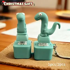 Lizard Button Keychain Press to Make a Sound Relieve Stress Fun Gift Halloween Christmas Green Design with Keychain adorable  decor