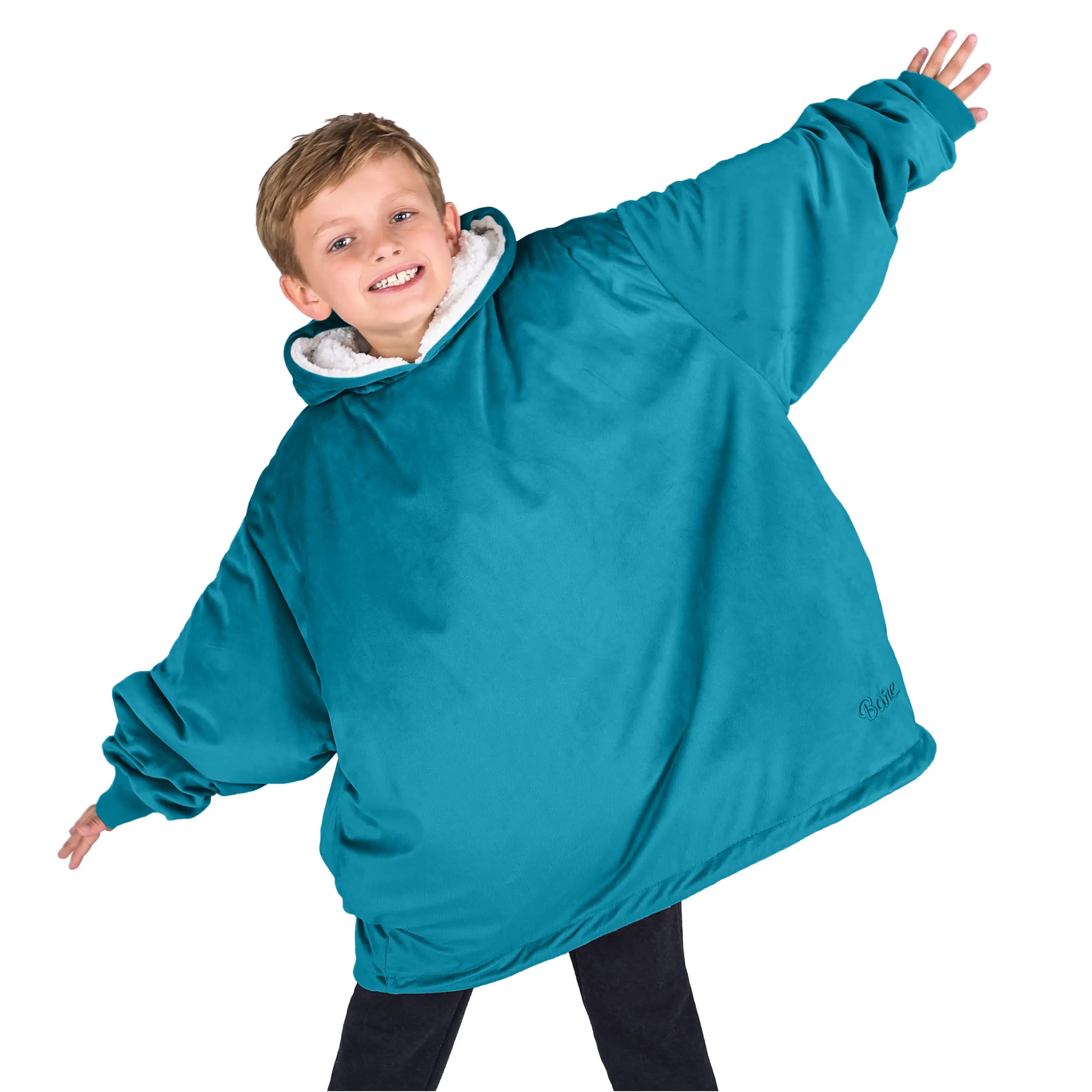 The Bare Homey - Youth Wearable Blanket - Sherpa Side Pockets The Bare Homey - Youth Wearable Blanket - Sherpa Side Pockets