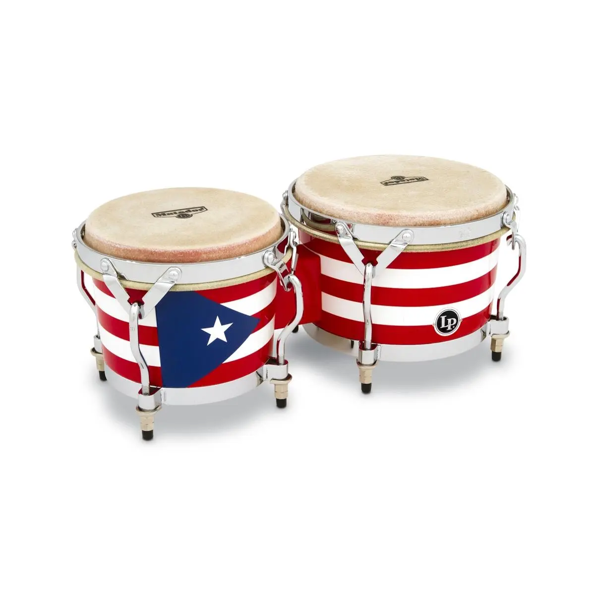 212 MAIN Authentic Puerto Rican Matador Bongos, Latin Percussion Musical Instrument, Authentic Bongo
