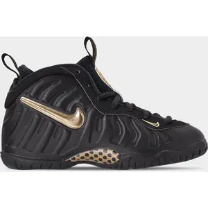 [843755-010] PRESCHOOL NIKE AIR FOAMPOSITE PRO 'BLACK METALLIC GOLD'