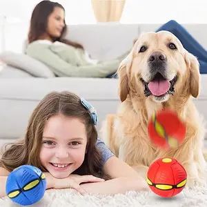 Magic UFO Ball - 5-in-1 Dog Frisbee, Basketball & Decompression Toy, High-Bounce, Step-Resistant Fun for Pets, Kids, and Outdoor Family Activities