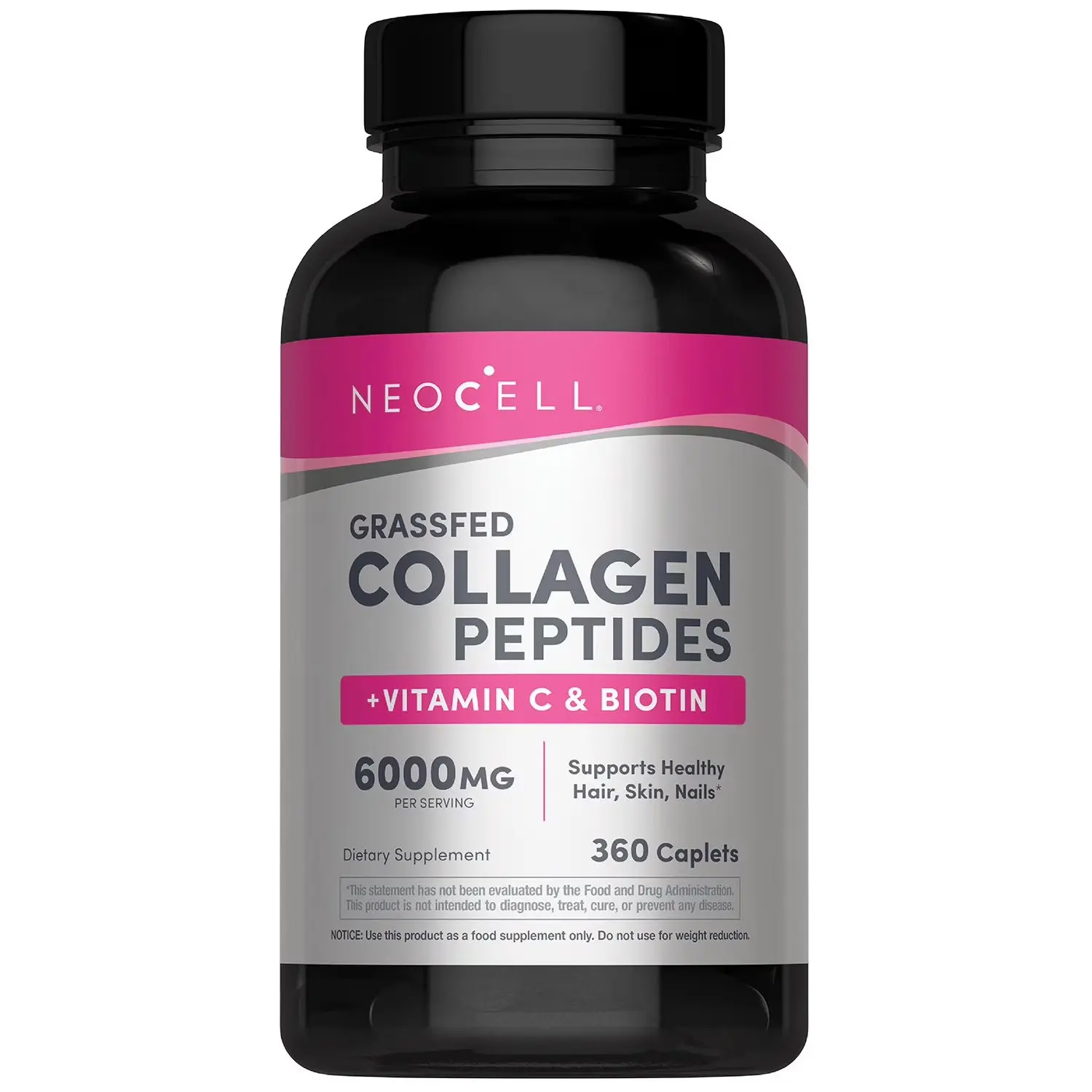 NeoCell Super Collagen + Vitamin C & Biotin Dietary Tablets (360 ct.) - Optimum Health & Nutrition Beauty Supplement for Collagen Boost, Skin Care, Fitness Support