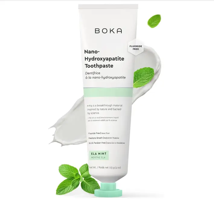 Boka Toothpaste - Nano Hydroxyapatite Toothpaste, Fluoride Free Toothpaste