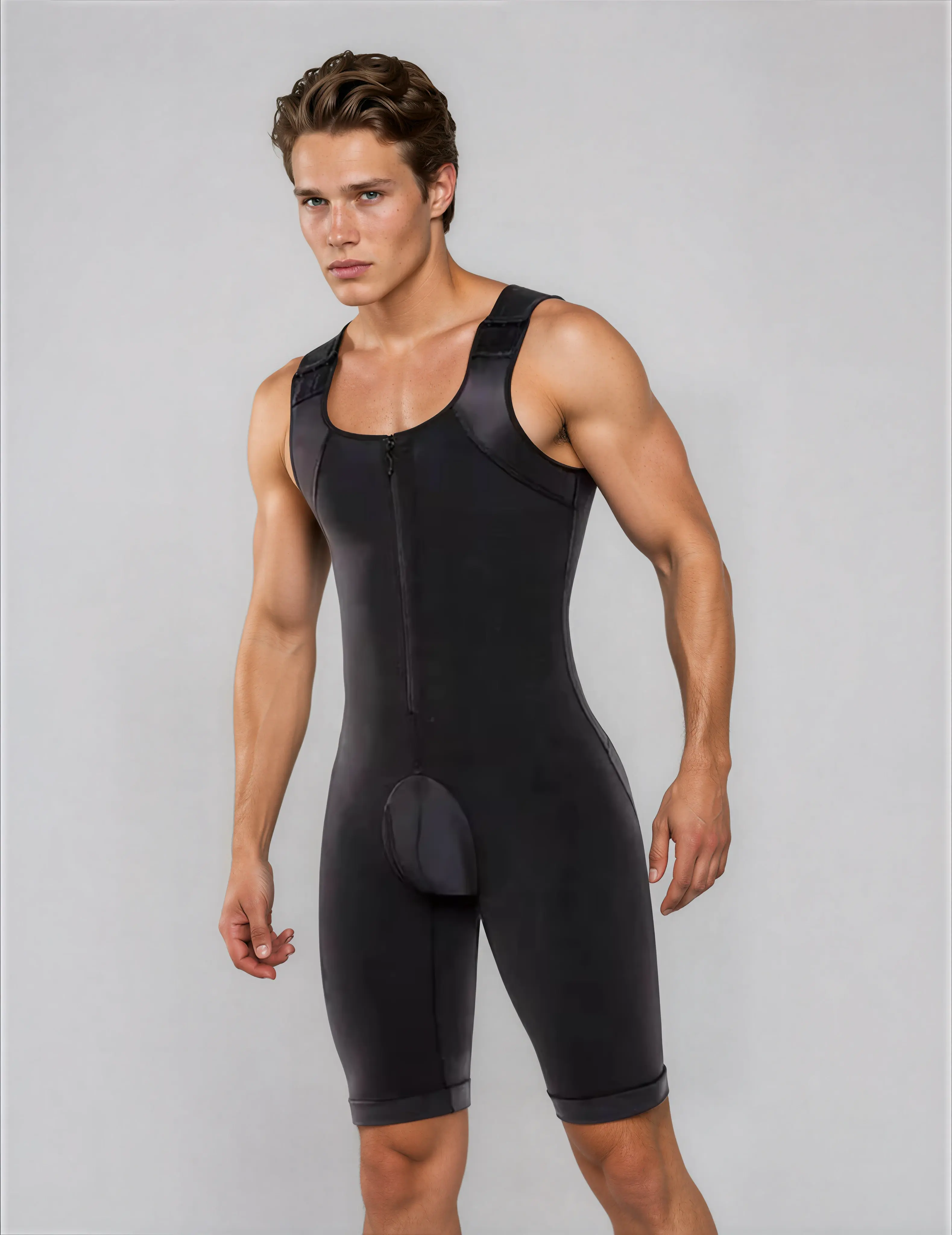 Skin Pretty SculptMen™ Full Body Suit (Knee-Length Edition) Maximum control. Maximum transformation