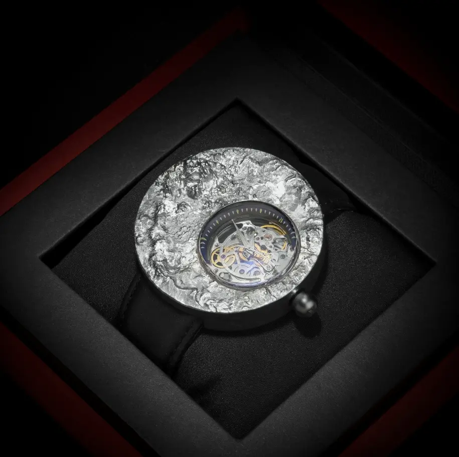 Novamos Shanhai,Premium Mechanical Watch,Sleek Silver Titanium Case,Ultra-Precise 6600A Automatic Core, For-Conscious Men Luminous waterproof men fashionable casual Men's Stainless Steel Multi-Function Watch