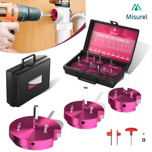 9-Piece Pipe Reamer Kit Includes PPR50-PPR400 Reamers, Compatible with,ABS,CPVC Pipes,with Multifunctional Screwdriver Tool Kit Comprehensive Size Set Plumbing Tools Kit Home Tool Kit