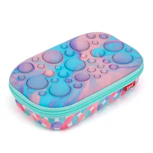 ZIPIT Bubble Top Box - Playful Design & Sensory Tool for School or Play with Spacious Interior and Sturdy Shell