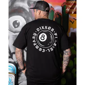 The 8 T-Shirt  - Black