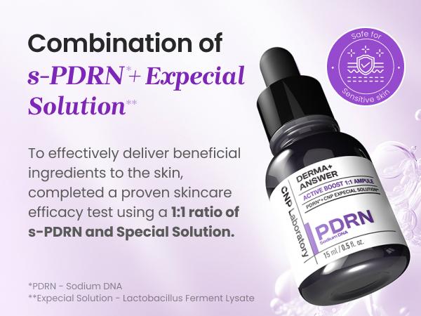 PDRN Active Boost Face Serum - Salmon DNA Serum for Face, Smoothing Fine Lines & Wrinkle, Rejuvenating & Firming Skin, Anti-aging Booster with Collagen, Korean Skin Care, 1.01 fl. oz. (30ml)