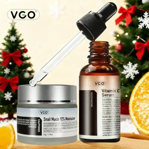 VGO Vitamin C Face Serum Hydrating with Hyaluronic Acid Vitamin E for Dullness Balancing Complexion Radiant Skin Repair Moisturizing Anti Aging
