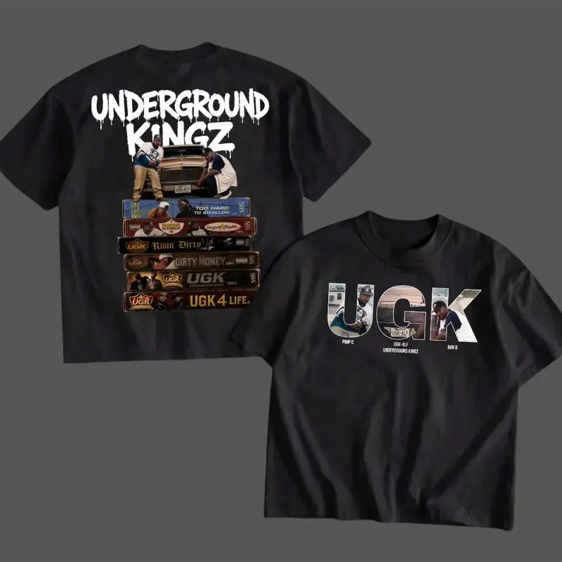 Vintage UGK Album T-shirt, Underground Kingz Graphic tee, Hip Hop Music Band Shirt, Vintage Album T-Shirt, 90s Rap Streetwear Gift, Vintage Hip Hop Graphic Tee, Unisex Shirt, Gift For Fan