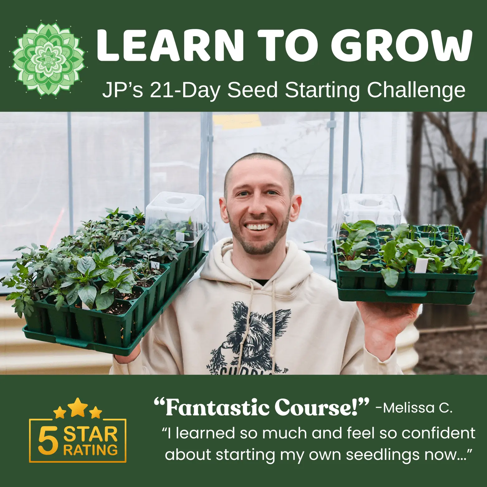 21-Day Seed Starting Challenge (Self-Paced) — With James Prigioni