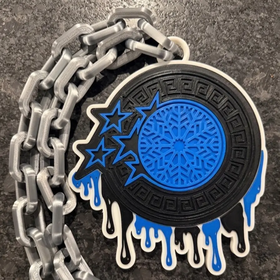 YOUR TEAMs drip style hype chain- basketball theme