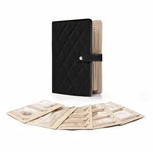 Foldable Travel Jewelry Storage Bag, Velvet Jewellery Case with Transparent Zipper, Ideal for Necklaces Rings Earrings, Jewelry Storage Unit, Best Gift for Women