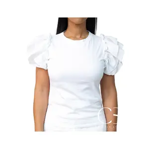 Ruffled Sleeve Top