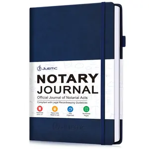 Notary Journal Log Book - Hardcover Notary Public Journal of Notarial Acts