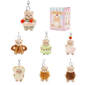 Getahug Sweet Bakery Series Plush Mini Bear Blind Box | 5.9 Inches Pendant Bag Charm Keychain Gift,Purse charm,Surprise toy,Summervilbes,Graducationgift