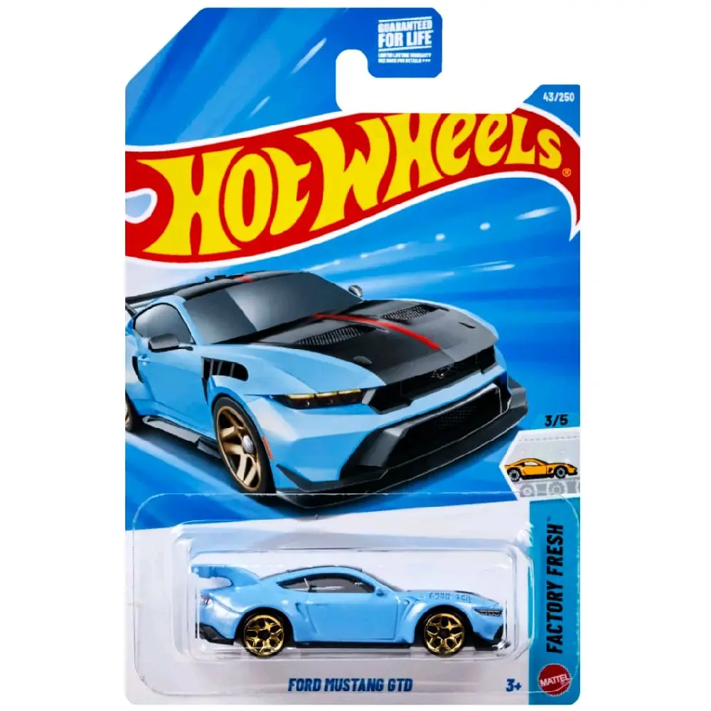 Hot Wheels 2025 Ford Mustang GTD Light Blue Mustang