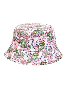 Women's Fashion Leopard Print Bucket Hat, Casual Loose-Fit Sun Protection Hat, Elegant Two-Sided Outdoor Hat for All Seasons
