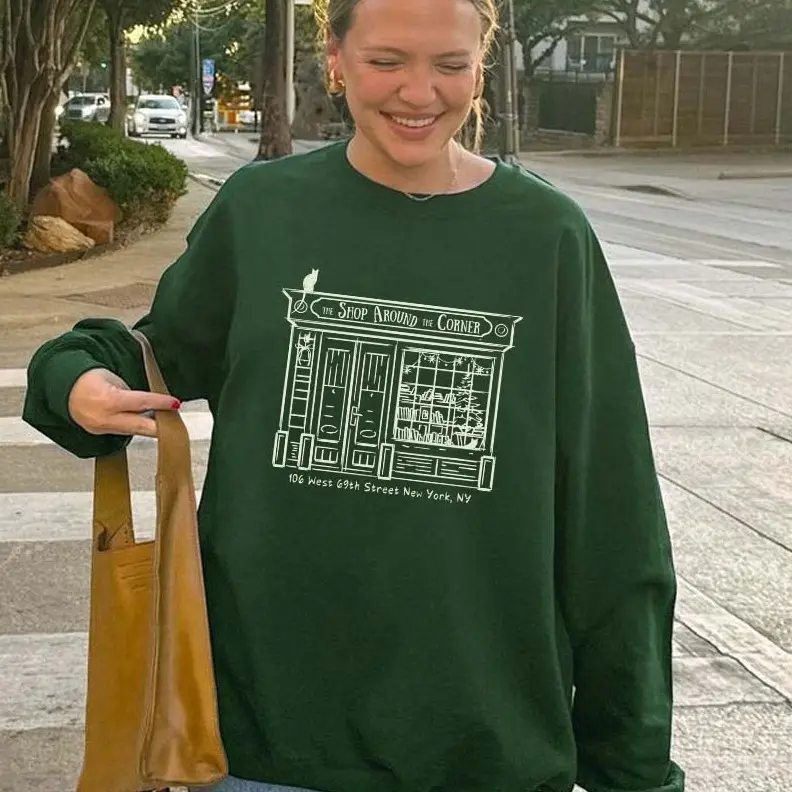 You've Got Mail Shop Around The Corner Vintage T-shirt, New York City Love Story Sweatshirt, Bookstore Romance Hoodie, Shirt for Book lover