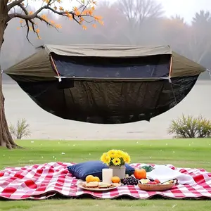 Portable Outdoor Hammock Mosquito Net, Travel Accessory Hammock, Lightweight & Easy Setup, Ideal for Travel, Picnics, Backyard Lounging, Essential Camping Gear