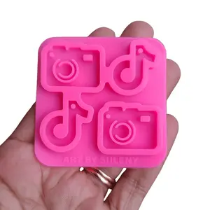 TikTok Silicone Mold for Earrings Jewelry Camera Silicone Mold