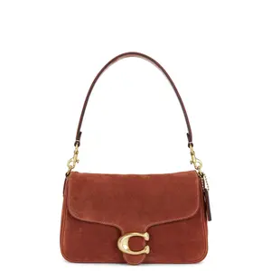 Coach Suede Soft Tabby Shoulder Bag in Clay