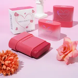 Long Lasting Blush Stick, 1 Count Natural Look Blush for Daily Makeup, Makeup Beauty Cosmetics, Lightweight Blush, Soft Color Shadow, Suitable for All Skins, Cosmetic