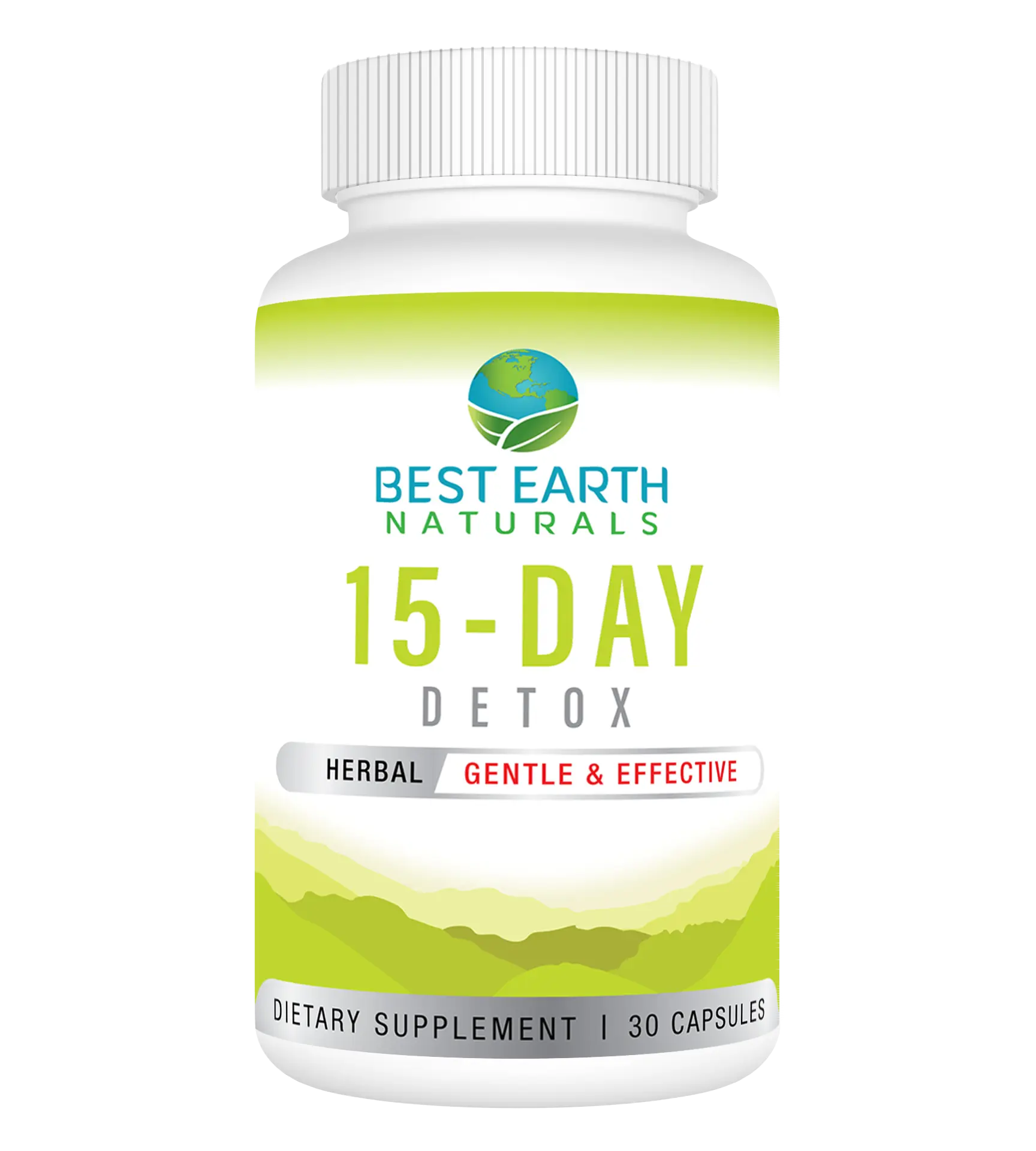 15-Day Detox Cleanse – Gentle Colon Cleanse, Bloat Relief & Gut Health Support for Men and Women