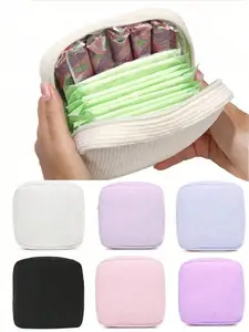 Sanitary Napkin Storage Bag, Portable Storage Bag, Portable Cosmetic And Lipstick Bag, Travel Cosmetic Bag, Large Capacity Waterproof Design, Can Store Sanitary Napkins, Panty Liners, And Tampons, A Must-Have For Girls, A Great Choice For Going Out