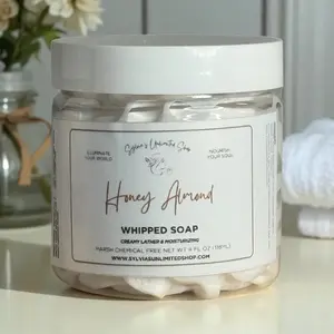 4oz. Honey Almond Whipped Soap