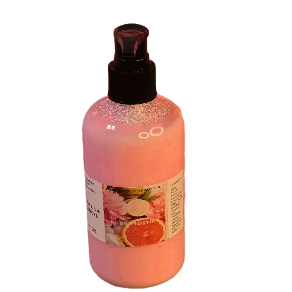 Viva La Juicee Whipped Shea Butter Moisturizer. Handmade Shea Butter Body Frosting. All Natural Hand and Body Lotion 8 oz body lotion Hydrating