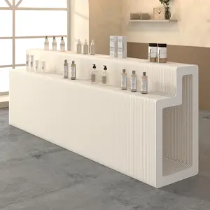 Foldable Paper Art Display Stand with Shelves, for Exhibition, Sample, Cosmetics,  Shoes, Commercial Use，Bags