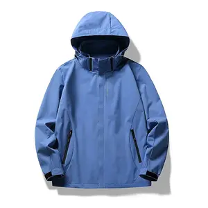 Factory Wholesale Custom Outdoor Waterproof Windbreaker Hiking Sportswear Breathable Mountaineering Camping Jacket