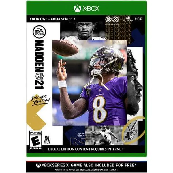 XBox - Madden NFL 21 - Deluxe Edition for Xbox One  [VIDEOGAMES] Xbox One