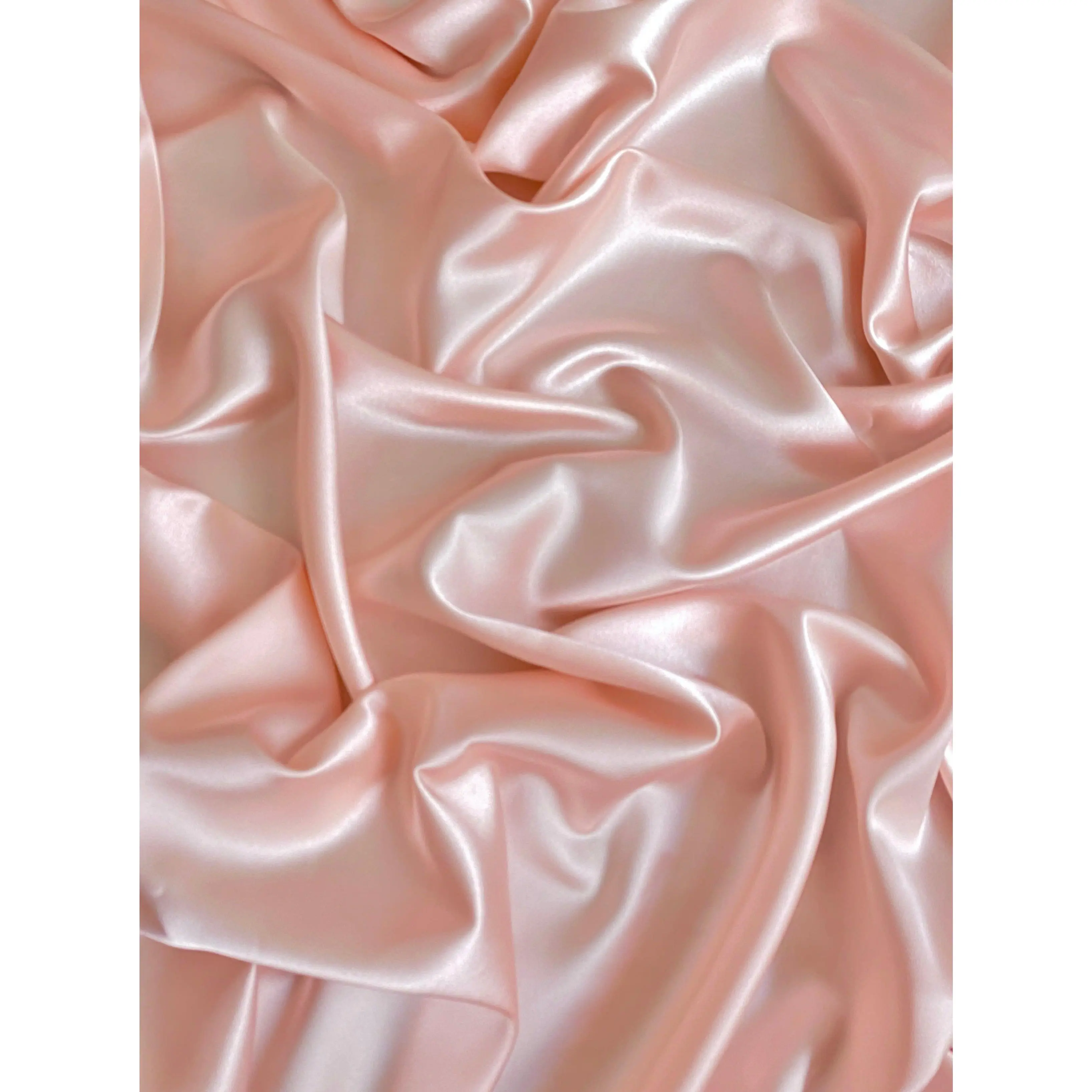 Blush Pink Silky Stretch Satin