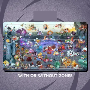 Super Smash Poro Melee Deskmat Riftbound Mouse Pad Cozy Gaming Desk Mat Anime Setup Mat Mousepad Playmat Cartoon Anime Mouse Pad and Desk Pad for Gaming and Office Use