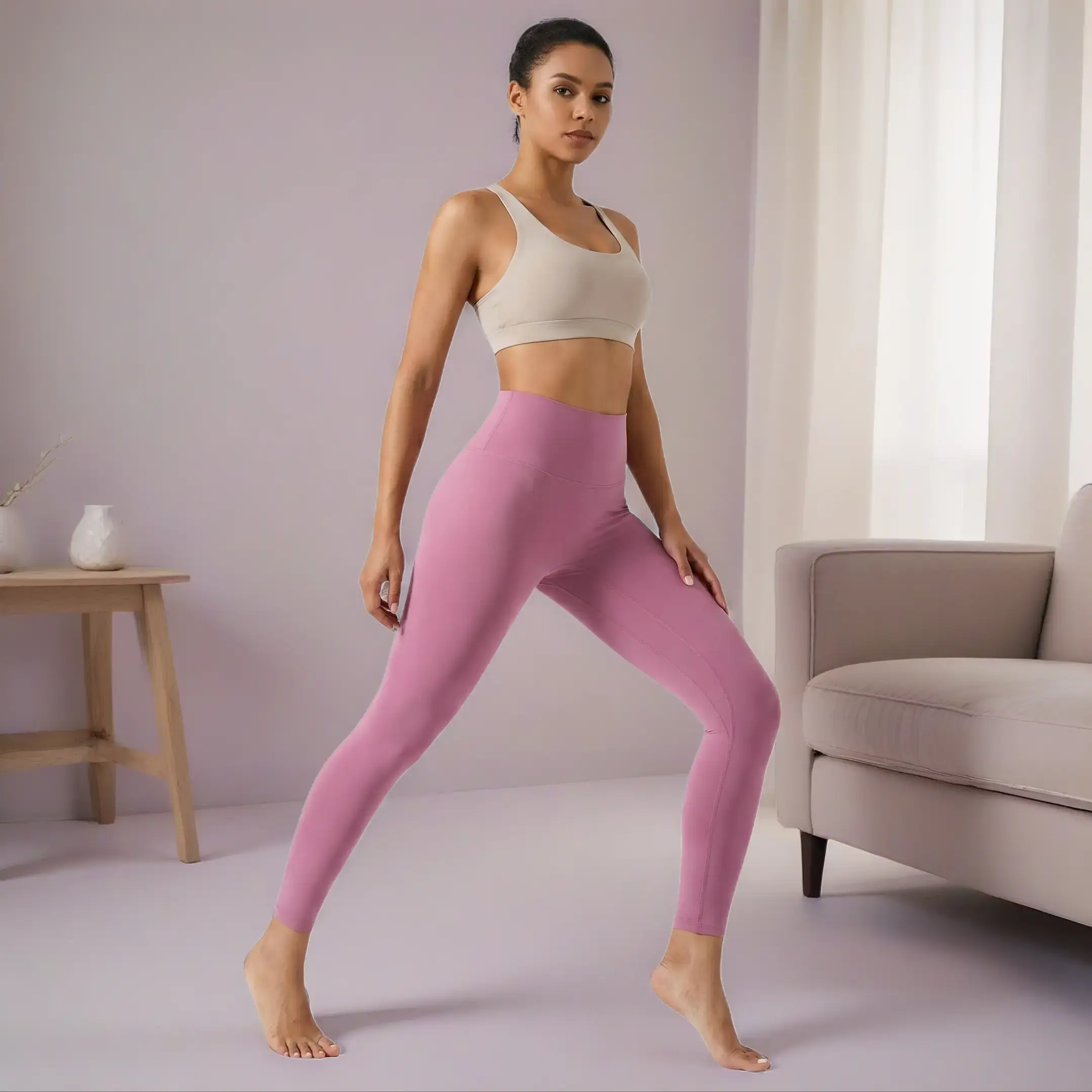 Women's High Waist Bootcut Pants, Seamless 4-Way Stretch Fabric with Tummy Control & Butt Lifting for Gym Sessions, Running, Biking, Clothes For Women, Women's Clothes