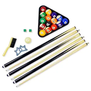 212 MAIN Carmelli BG2543 Multicolor Billiard Accessory Full Set for Pool Tables, Includes True Roll Billiard Balls Set