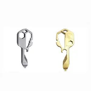 Creative Zinc Alloy Screwdriver Keychain Bottle Opener, Portable Multi-function Pocket Tool with Wrench, Unique Gadget for Everyday Use