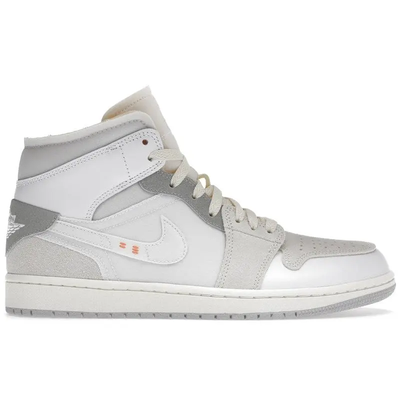 Jordan Men's 1 Mid SE Craft Inside Out White Grey, from StockX