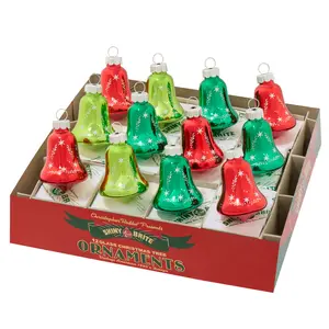 HOLIDAY SPLENDOR 12 COUNT 1.75" BELLS