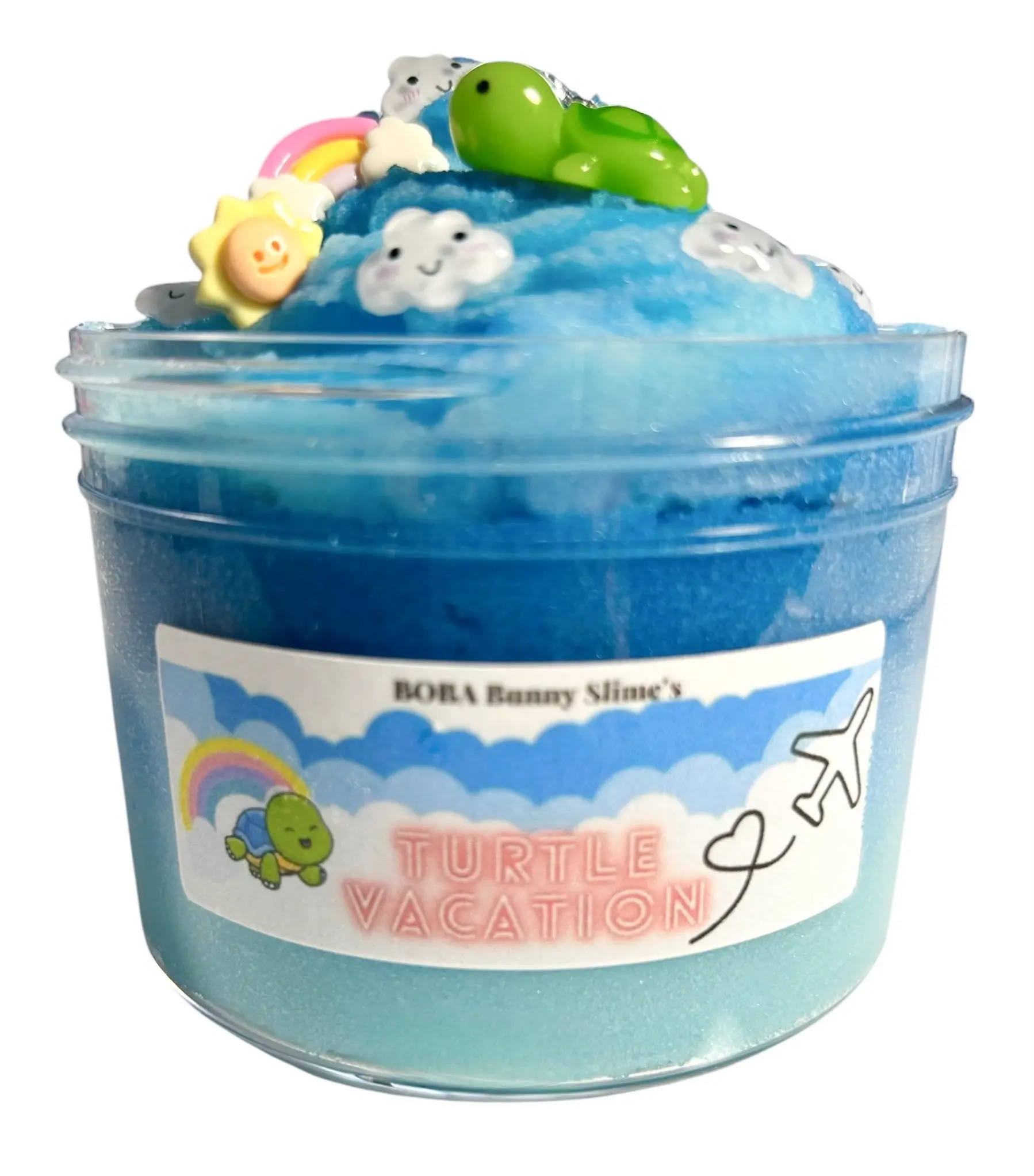 Turtle Vacation- Icy Slime - 8oz - scented - Made in USA