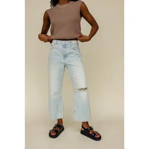Free People Deep Trance Dropped Boyfriend Jeans