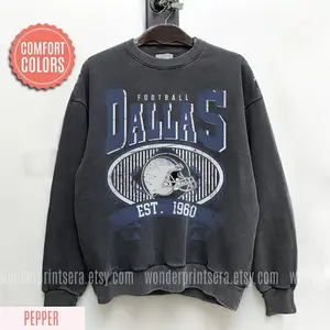 Dallas Football Vintage Style Comfort Colors Sweatshirt,Dallas Football Shirt,Cowboy Sweatshirt,Dallas Shirt,Football Shirt,Dallas Fans F121