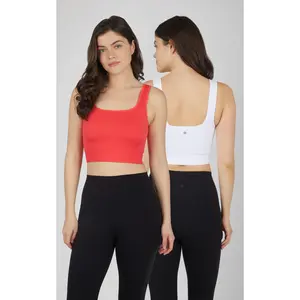 2 PK Seamless Longline Bra