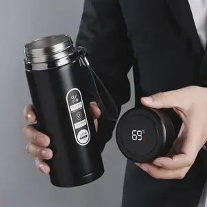 1LStainless Steel Thermos Bottle with LED Temperature Display Sus304 Tea Water Bottle Vacuum Flask Portable Cups Thermos Bottles