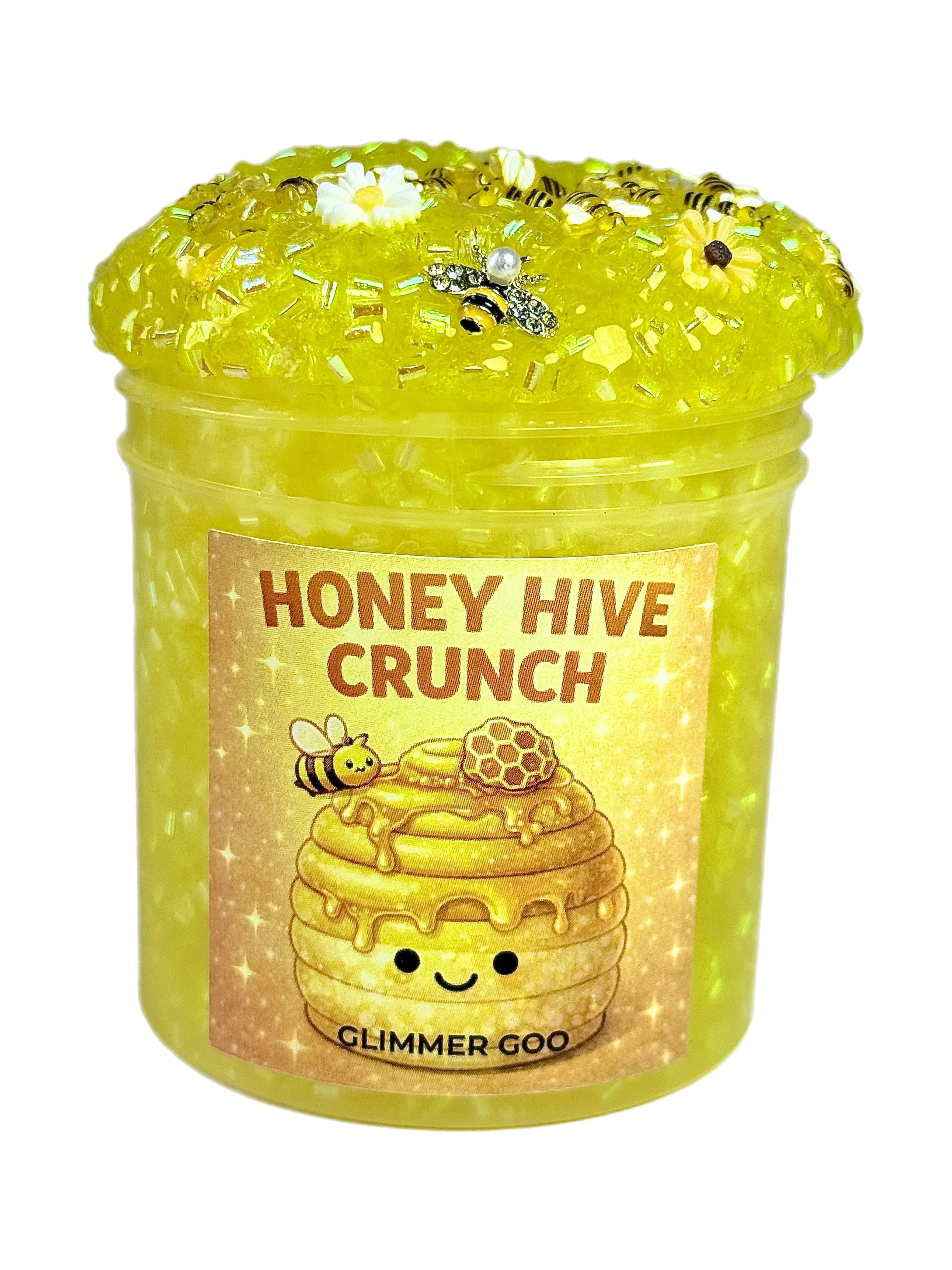 Honey Hive Crunch Slime | Honey & Brown Sugar Scented Bingsu Slime