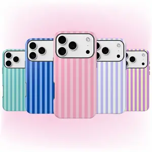 Personalized Striped Phone Case:Colorblock Cover