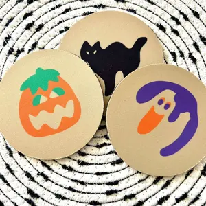 Halloween cookie coasters Halloween cookie coasters